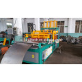 Corrugated fin forming machine for transformer tank use